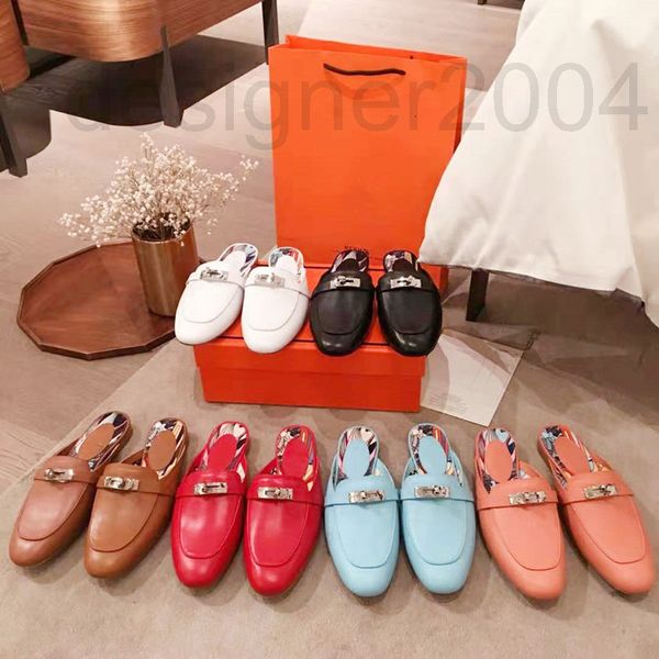 sandals designer 2022 new gold button muller shoes h family round head flat bottomed baotou half support women's fashionable casual laz, Black
sandals designer 2022 new gold button muller shoes h family round head flat bottomed baotou half support women's fashionable casual laz, Black