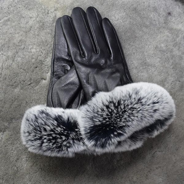 female winter leather gloves with plush touch screen rex rabbit fur mouth korean version cycling cold proof and warm sheepskin split fi268s, Blue;gray
female winter leather gloves with plush touch screen rex rabbit fur mouth korean version cycling cold proof and warm sheepskin split fi268s, Blue;gray