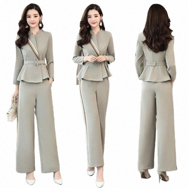women's tracksuits spring goddess 2 piece set women office lady ensemble femme survetement ol conjunto feminino elegant palazzo pants w, Gray
women's tracksuits spring goddess 2 piece set women office lady ensemble femme survetement ol conjunto feminino elegant palazzo pants w, Gray