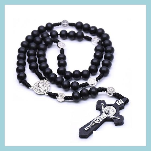 beaded necklaces wooden bead rosary necklace cross prayer jesus necklaces for women men classic religious wood pendants jewelry acces dhbrq, Silver
beaded necklaces wooden bead rosary necklace cross prayer jesus necklaces for women men classic religious wood pendants jewelry acces dhbrq, Silver