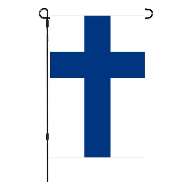 finland garden flags 30x45cm vertical double sided outdoor welcome banner for yard outdoor decor
finland garden flags 30x45cm vertical double sided outdoor welcome banner for yard outdoor decor