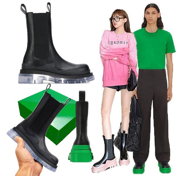 aaa women bottega black/clear soles boots hipster luxury man tire leather chelsea booties men platform chunky shoes lady knight high-boots d
aaa women bottega black/clear soles boots hipster luxury man tire leather chelsea booties men platform chunky shoes lady knight high-boots d