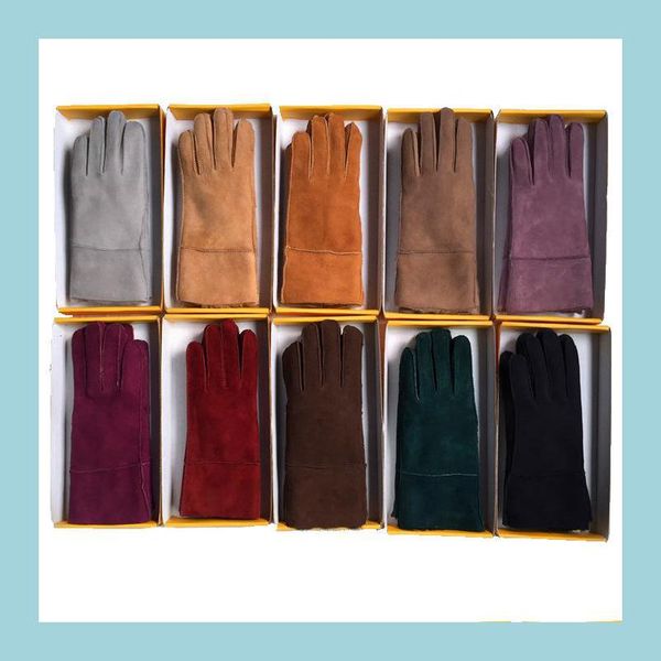 five fingers gloves women ladies winter glove fashion casual leather gloves thermal thick warm womens wool outdoor sport riding new g dhrqc, Blue;gray 
five fingers gloves women ladies winter glove fashion casual leather gloves thermal thick warm womens wool outdoor sport riding new g dhrqc, Blue;gray