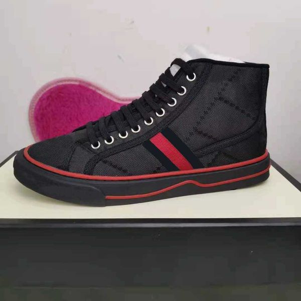 men off the grid high sneaker designer shoes green red web stripe canvas runner trainers sneakers women rubber sole with box hop999, Black
men off the grid high sneaker designer shoes green red web stripe canvas runner trainers sneakers women rubber sole with box hop999, Black