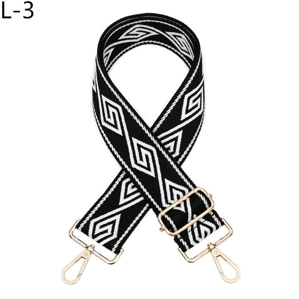 new 5cm widen ethnic style bag strap adjustable women's shoulder crossbody jacquard webbing accessories, Black
new 5cm widen ethnic style bag strap adjustable women's shoulder crossbody jacquard webbing accessories, Black