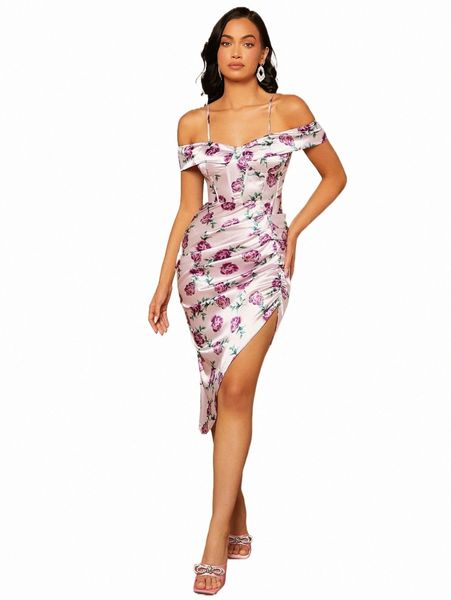 casual dresses floral print cold shoulder ruched split thigh dress 23ps#, Black;gray
casual dresses floral print cold shoulder ruched split thigh dress 23ps#, Black;gray