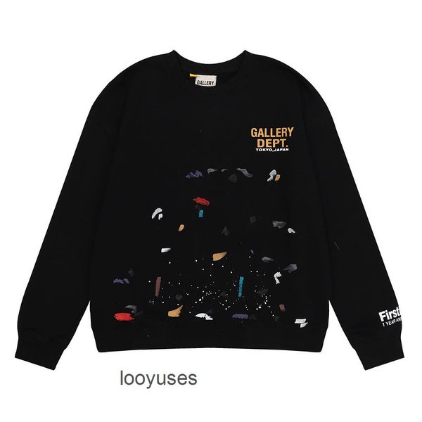 hoodies pure fashion sweaters designer galleryes streetwear dept limited ink splashing printing cotton high gram weight round neck sweater f, Black
hoodies pure fashion sweaters designer galleryes streetwear dept limited ink splashing printing cotton high gram weight round neck sweater f, Black