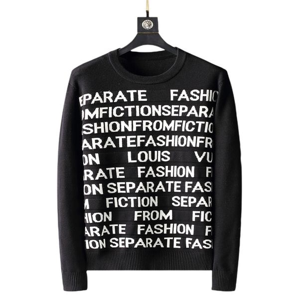 brand designers design fashionable men's sweaters leisure long classic luxury plaid pullover a variety of styles and women's loose, White;black
brand designers design fashionable men's sweaters leisure long classic luxury plaid pullover a variety of styles and women's loose, White;black