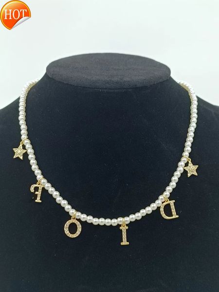 d family di family's new necklace stars and pearls celebriti high-grade sense light luxury temperament letters of diamonds small factor, Black
d family di family's new necklace stars and pearls celebriti high-grade sense light luxury temperament letters of diamonds small factor, Black