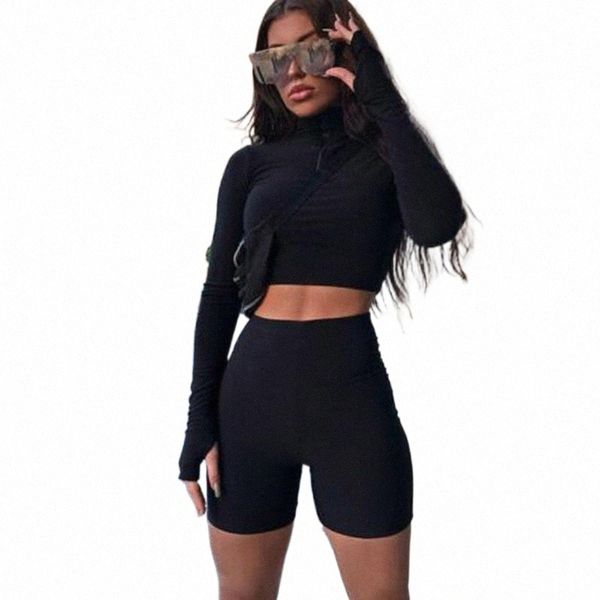 women's tracksuits vangull long sleeve zipper high neck elastic crop solid shorts 2 pieces spring summer women fashion casual sports s, Gray
women's tracksuits vangull long sleeve zipper high neck elastic crop solid shorts 2 pieces spring summer women fashion casual sports s, Gray