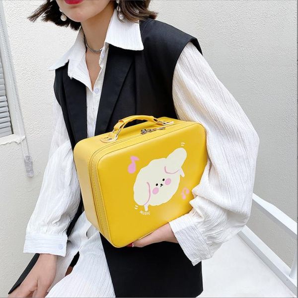 ins makeup bag portable travel large capacity girl heart cute suitcase
ins makeup bag portable travel large capacity girl heart cute suitcase