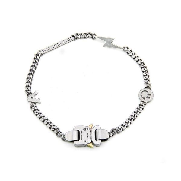 1017 alyx studio logo alloy chain necklace bracelet belts men women hip hop outdoor street accessories festival gift ship252m, Silver
1017 alyx studio logo alloy chain necklace bracelet belts men women hip hop outdoor street accessories festival gift ship252m, Silver