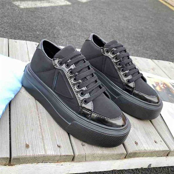 2022 quality designer shoes white splicing sneakers men women trainers high low platform sneaker round head flat shoe with box non-slip 1top, Black
2022 quality designer shoes white splicing sneakers men women trainers high low platform sneaker round head flat shoe with box non-slip 1top, Black
