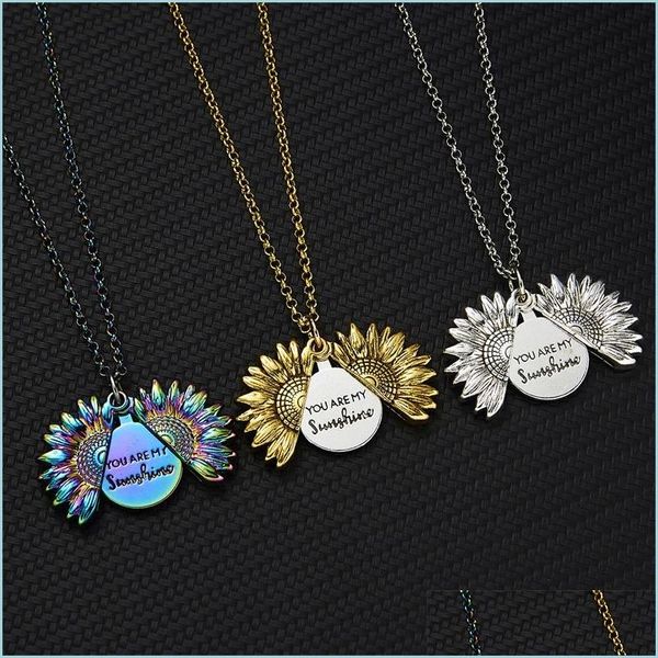 pendant necklaces gold sier color open locket necklace engraved you are my sunshine sunflower pendant unique party jewelry g vipjewel dhmg2, Silver
pendant necklaces gold sier color open locket necklace engraved you are my sunshine sunflower pendant unique party jewelry g vipjewel dhmg2, Silver