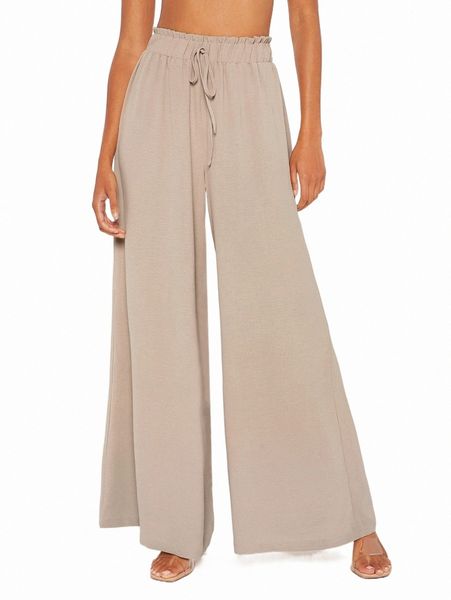 women's pants & capris tall paperbag waist tie front wide leg pants m77s#, Black;white
women's pants & capris tall paperbag waist tie front wide leg pants m77s#, Black;white