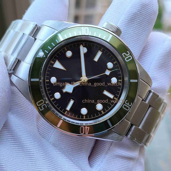 super good factory watch 41mm classic ceramic bezel 79230 2836 automatic movement 904l steel case rivet strap 79230r luminous sapphire dive, Slivery;brown
super good factory watch 41mm classic ceramic bezel 79230 2836 automatic movement 904l steel case rivet strap 79230r luminous sapphire dive, Slivery;brown