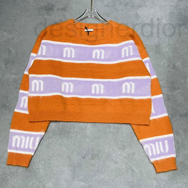 women's knits & tees designer family autumn new round neck pullover long sleeve sweater stripe contrast letter jacquard loose thin fe, White
women's knits & tees designer family autumn new round neck pullover long sleeve sweater stripe contrast letter jacquard loose thin fe, White