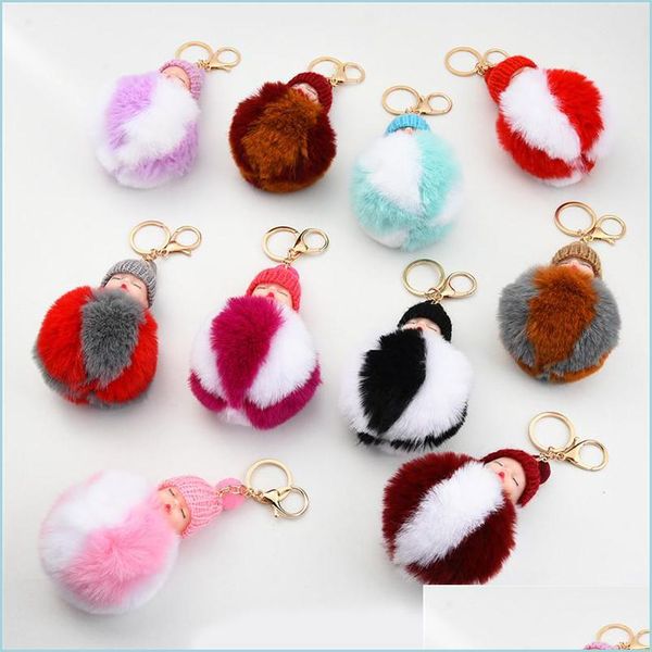 keychains slee baby doll keychain jewelry pompom rabbit fur ball keyring women bag pendant holder charm key chains accessories drop d dhjes, Silver
keychains slee baby doll keychain jewelry pompom rabbit fur ball keyring women bag pendant holder charm key chains accessories drop d dhjes, Silver