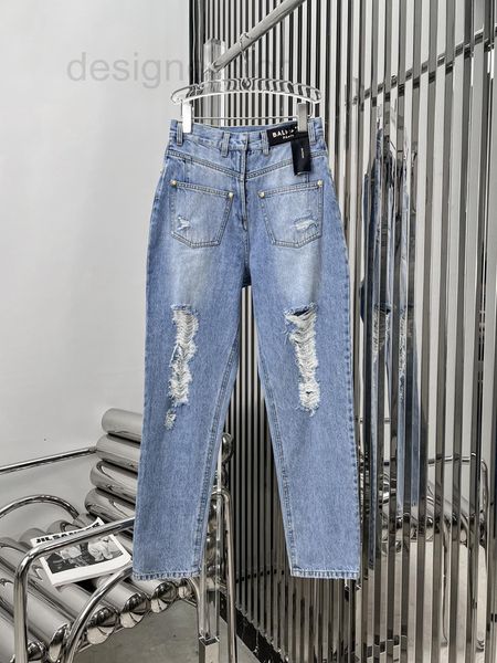women's jeans designer home b 2022bal 22new perforated reverse design jeans 5fye, Blue
women's jeans designer home b 2022bal 22new perforated reverse design jeans 5fye, Blue