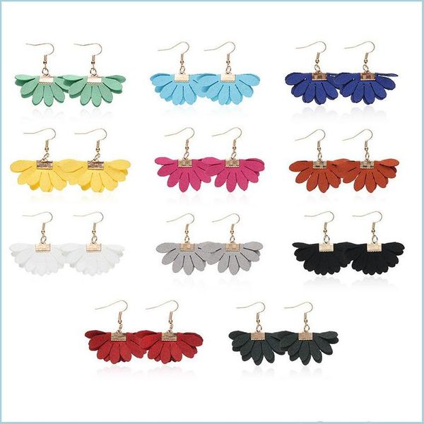 dangle chandelier 3.5x3cm fashion flower leather earrings for women candy color cute fan shaped dangle girls party wedding jewelry c dhxje, Silver
dangle chandelier 3.5x3cm fashion flower leather earrings for women candy color cute fan shaped dangle girls party wedding jewelry c dhxje, Silver
