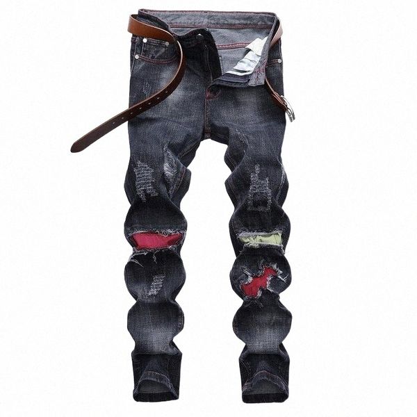 men's jeans men's jeans men biker brand ripped hole mens slim fit straight denim trousers casual designer patchwork pants pantalon, Blue
men's jeans men's jeans men biker brand ripped hole mens slim fit straight denim trousers casual designer patchwork pants pantalon, Blue