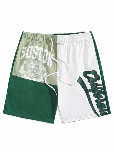 men's shorts men colorblock letter graphic drawstring waist shorts l6gm#, White;black
men's shorts men colorblock letter graphic drawstring waist shorts l6gm#, White;black