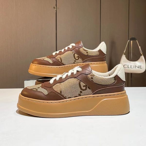 casual shoes sneakers shoes double g printed embossed thick bottom white women men, Black
casual shoes sneakers shoes double g printed embossed thick bottom white women men, Black