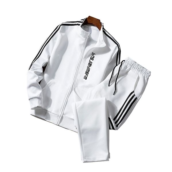 mens tracksuits autumn men sets outfits long sleeves jacketpants tracksuit set 2 pcs sports suit stripe spring outdoor casual mens clothing, Gray
mens tracksuits autumn men sets outfits long sleeves jacketpants tracksuit set 2 pcs sports suit stripe spring outdoor casual mens clothing, Gray