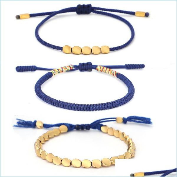 other bracelets handmade copper beads bracelet hand-woven adjustable tassel lucky navy blue braided rope string cord strand bangle q5 dh5tg, Golden;silver
other bracelets handmade copper beads bracelet hand-woven adjustable tassel lucky navy blue braided rope string cord strand bangle q5 dh5tg, Golden;silver