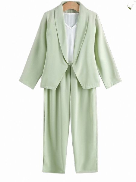 others apparel girls 1pc solid shawl collar blazer & 1pc pants b0pm#, Black;white
others apparel girls 1pc solid shawl collar blazer & 1pc pants b0pm#, Black;white