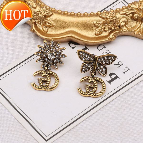 g family gu butterfly rhintone sunflower letter fashion cool wind niche temperament earrings factory direct sale, Golden
g family gu butterfly rhintone sunflower letter fashion cool wind niche temperament earrings factory direct sale, Golden