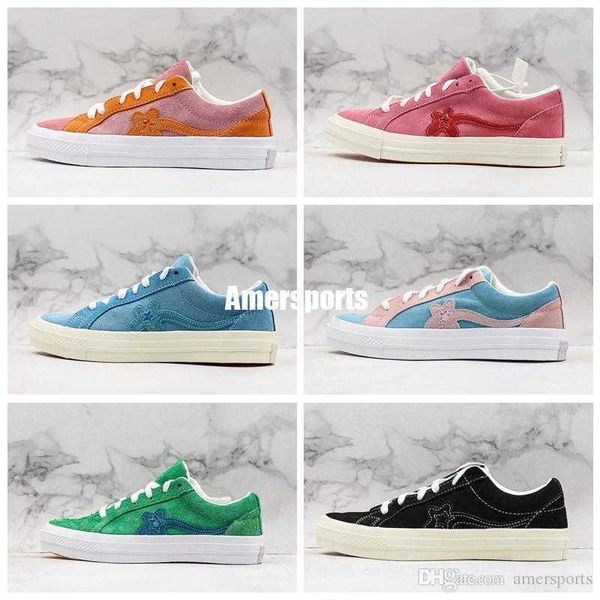 new color ttc the creator x one star golf ox le fleur wang suede green yellow beige sunflower casual skate shoes sneaker 7 colors hop999, Black
new color ttc the creator x one star golf ox le fleur wang suede green yellow beige sunflower casual skate shoes sneaker 7 colors hop999, Black