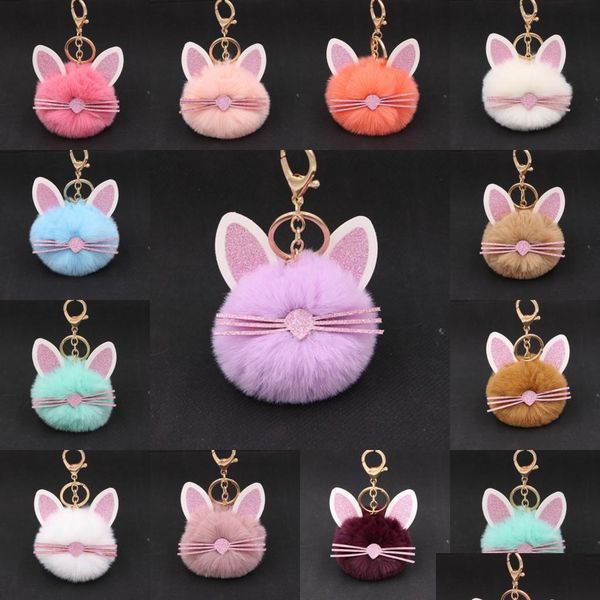 key rings 23 styles cartoon cat fluffy fur ball key rings soft lovely pompom animal keychain for women keyring gifts fashio mjfashion dhbwq, Slivery;golden
key rings 23 styles cartoon cat fluffy fur ball key rings soft lovely pompom animal keychain for women keyring gifts fashio mjfashion dhbwq, Slivery;golden