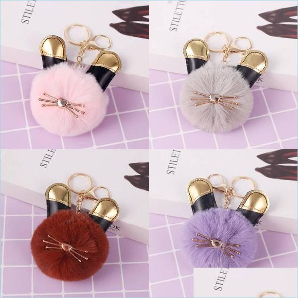 keychains pompom key ring fluffy faux rabbit fur keychain lovely animal cat keyfobs car pendant keyring charm jewelry l596f mjfashion dhdqz, Silver
keychains pompom key ring fluffy faux rabbit fur keychain lovely animal cat keyfobs car pendant keyring charm jewelry l596f mjfashion dhdqz, Silver