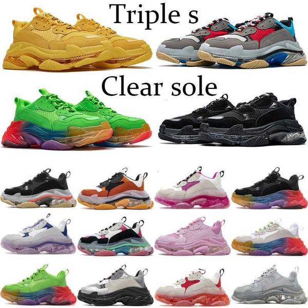 clear sole paris triple s fashion platform sneakers 17fw triple beige green neon yellow balck white gym red blue party men women hop999, Black
clear sole paris triple s fashion platform sneakers 17fw triple beige green neon yellow balck white gym red blue party men women hop999, Black