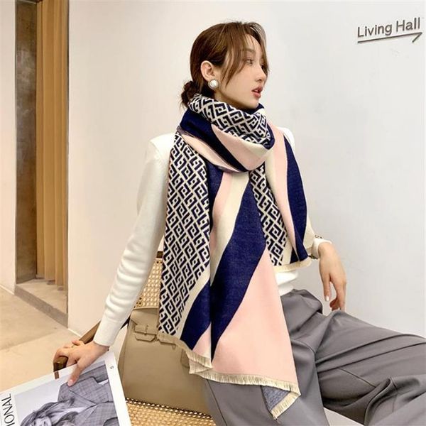2020 winter scarf women cashmere scarf new fashion warm foulard lady scarves color matching thick soft shawls wraps251v, Blue;gray
2020 winter scarf women cashmere scarf new fashion warm foulard lady scarves color matching thick soft shawls wraps251v, Blue;gray