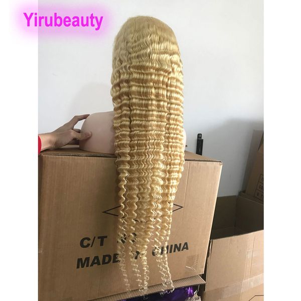 brazilian peruivan indian 13x4 lace front wig 613# deep curly weave malaysian virgin human hair blonde color 16-42inch 180% density, Black;brown
brazilian peruivan indian 13x4 lace front wig 613# deep curly weave malaysian virgin human hair blonde color 16-42inch 180% density, Black;brown