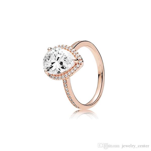 18k rose gold tear drop cz diamond ring original box for pandora 925 sterling silver rings set for women wedding gift jewelry264n
18k rose gold tear drop cz diamond ring original box for pandora 925 sterling silver rings set for women wedding gift jewelry264n