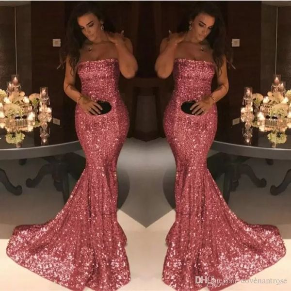 2023 pink prom dresses sparkly sequins mermaid custom made pleats ruched plus size evening party gowns vestido formal occasion wear, Black
2023 pink prom dresses sparkly sequins mermaid custom made pleats ruched plus size evening party gowns vestido formal occasion wear, Black