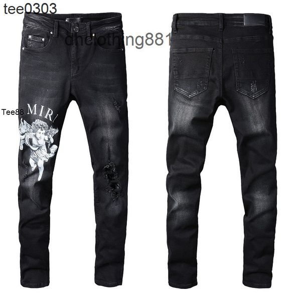designer men jeans amirs pants trend amirs street trendy angel pattern black hole elastic tight legged jeans #817, Blue
designer men jeans amirs pants trend amirs street trendy angel pattern black hole elastic tight legged jeans #817, Blue