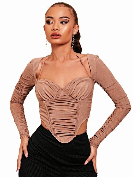 women's t-shirt bae ruched asymmetrical hem tie back tee a7vi#, White 
women's t-shirt bae ruched asymmetrical hem tie back tee a7vi#, White