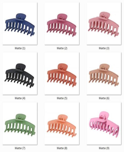 25 colors sweet and versatile simple clamps large 11cm hair clips matte color bath hair catch women girl for hair accessories j107, Slivery;golden
25 colors sweet and versatile simple clamps large 11cm hair clips matte color bath hair catch women girl for hair accessories j107, Slivery;golden