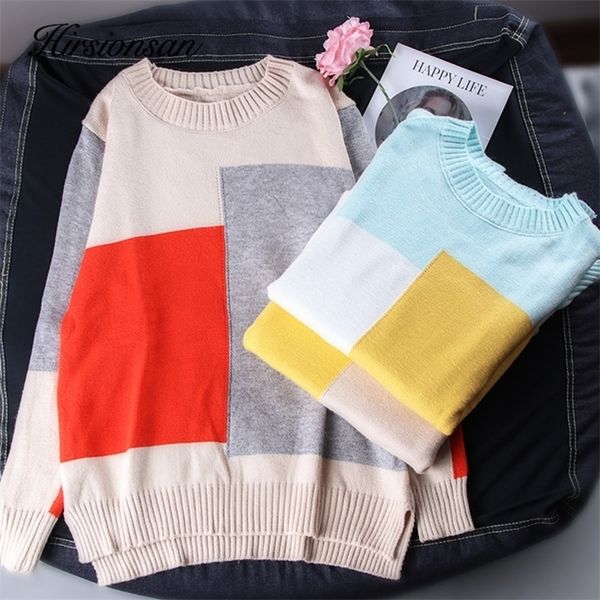 womens sweaters hirsionsan patchwork sweater women winter warm casual loose long sleeve female pullover multicolor oneck knitted jumper 220, White;black
womens sweaters hirsionsan patchwork sweater women winter warm casual loose long sleeve female pullover multicolor oneck knitted jumper 220, White;black