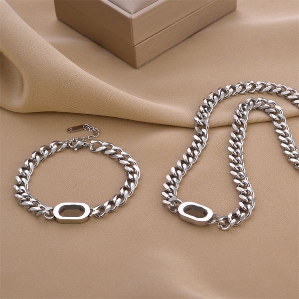 new designer necklace bracelets women jewelry chain fashion necklaces bracelet clavicle chains letters bangle pendant for womens valentine&#, Silver
new designer necklace bracelets women jewelry chain fashion necklaces bracelet clavicle chains letters bangle pendant for womens valentine&#, Silver