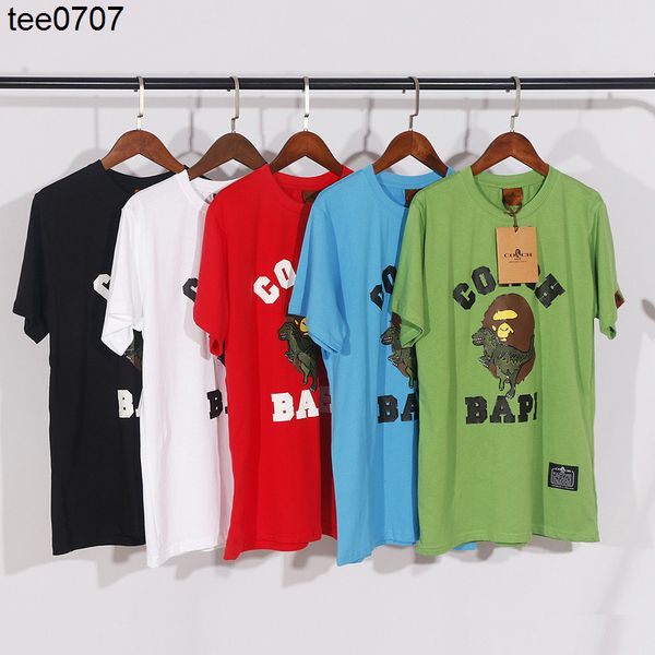 fashion t-shirt tee dinosaur co branded ape head three-dimensional printed short sleeve t-shirt co branded male and female lovers fashion, White;black
fashion t-shirt tee dinosaur co branded ape head three-dimensional printed short sleeve t-shirt co branded male and female lovers fashion, White;black