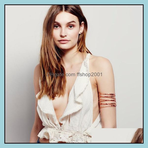 other bracelets simple gold and sier swirl arm cuff fashion armband mesh bracelet punk exaggerated female drop delivery 2021 jewelry dhkxl, Golden;silver
other bracelets simple gold and sier swirl arm cuff fashion armband mesh bracelet punk exaggerated female drop delivery 2021 jewelry dhkxl, Golden;silver
