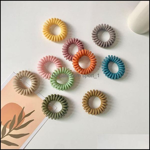 hair rubber bands 10-color frosted telephone wire scrunchies headband rubber scrunchies for ladies 2173 t2 drop delivery 2021 sport1 dhd5f, Pink
hair rubber bands 10-color frosted telephone wire scrunchies headband rubber scrunchies for ladies 2173 t2 drop delivery 2021 sport1 dhd5f, Pink