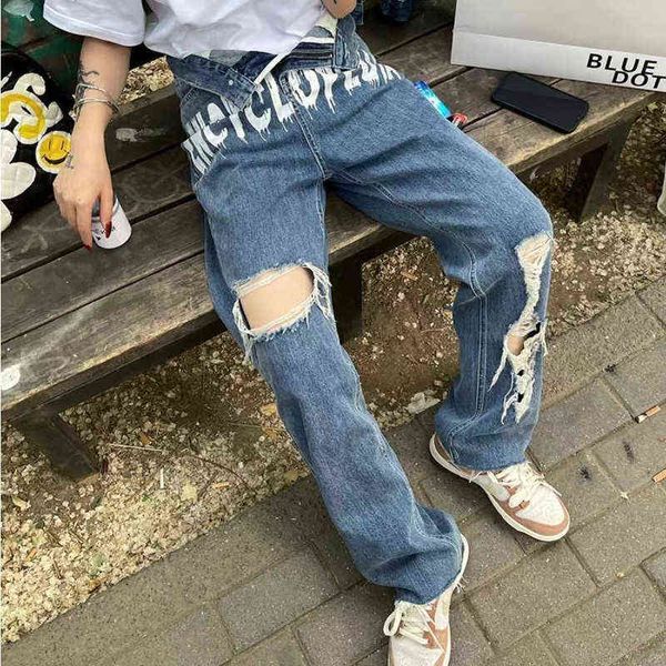 women's jeans ripped jeans for women korean fashion y2k straight baggy pants streetwear versatile harajuku denim trousers gothic wide-l, Blue
women's jeans ripped jeans for women korean fashion y2k straight baggy pants streetwear versatile harajuku denim trousers gothic wide-l, Blue