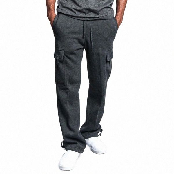 men's pants men solid color sweatpants autumn winter adults casual style cargo casual pants thickened enlarged warm with pockets drawst, Black
men's pants men solid color sweatpants autumn winter adults casual style cargo casual pants thickened enlarged warm with pockets drawst, Black