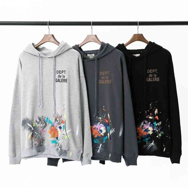 trendy couples gallerydepts hoodies splash print graffiti sweater men's pure cotton high street retro thin lovers trend, Black
trendy couples gallerydepts hoodies splash print graffiti sweater men's pure cotton high street retro thin lovers trend, Black